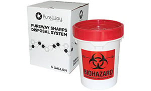 5 gallon medical professional disposal system